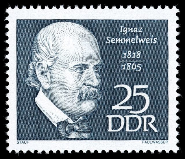  Stamp of the Deutsche Post of the GDR (1968) from the series Famous personalities