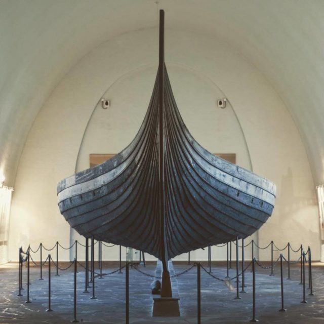 The Oseberg ship (Viking Ship Museum, Norway)