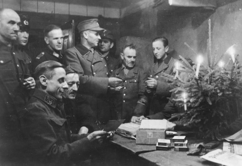 German Volkssturm soldiers in Christmas 1944, East Prussia. Photo Credit