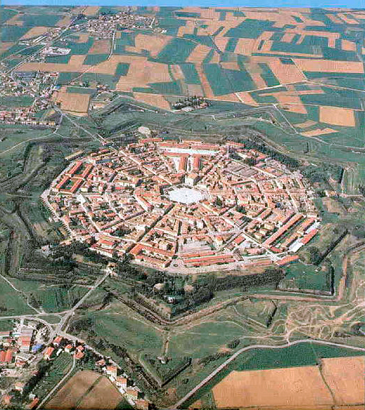 Aerial view of Palmanova. Photo Credit