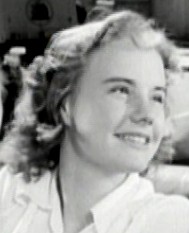 Cropped screenshot of Peggy Ann Garner from the trailer for the film Miracle on 34th Street.