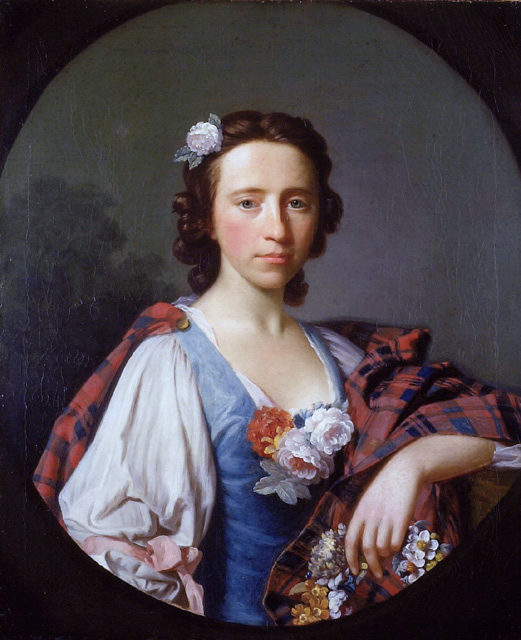 Portrait of Flora MacDonald by Allan Ramsay, 1749