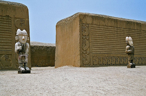 Guards in Chan Chan, Peru. Photo Credit