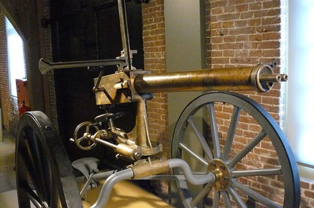 M.90 Gardner machinegun. Seen at Army museum in Delft (Netherlands). Photo Credit