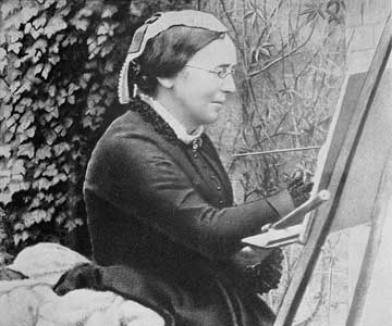 Portrait of Marianne North (1830-1890)