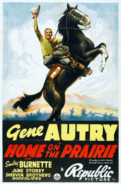 Original Champion shown on the Home on the Prairie poster, 1939. Photo Credit