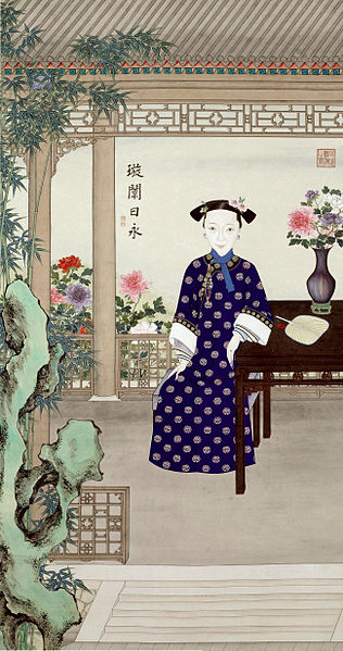 Portrait of Empress Cixi.