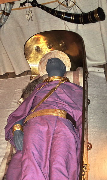 Reconstruction of the grave of a celtic prince in Hochdorf, Germany. Photo Credit