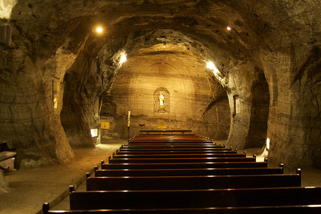 The cathedral is part of a larger complex including Parque de la Sal. Photo Credit