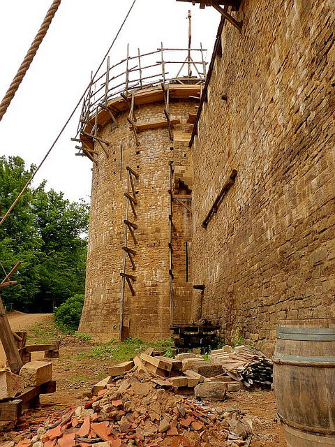 The donjon of the medieval castle. Photo Credit