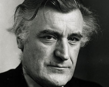 The former poet laureate Ted Hughes