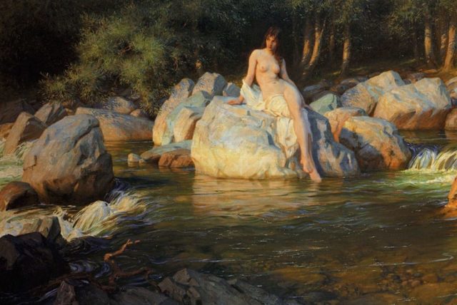 The Kelpie by Herbert James Draper, 1913