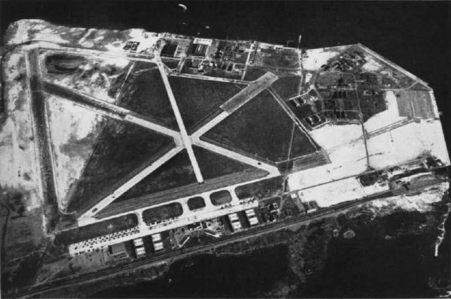 Aerial view of NAS New York in the mid-1940s Photo Credit 