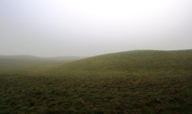 Part of the burial ground at Sutton Hoo