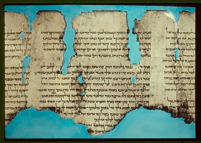 The War Scroll found in Qumran Cave 1  Photo Credit