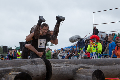 Wife Carrying World Championships. Photo Credit