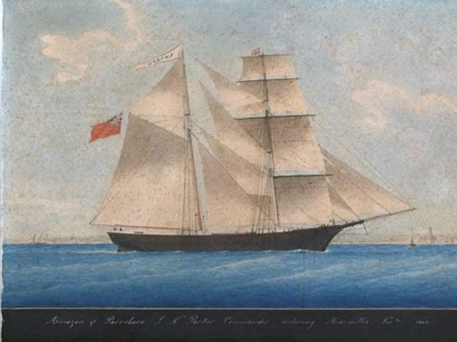 Mary Celeste as Amazon in 1861