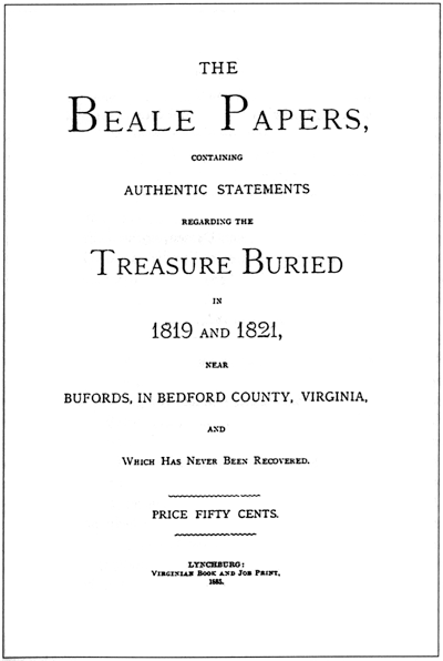 Cover of The Beale Papers