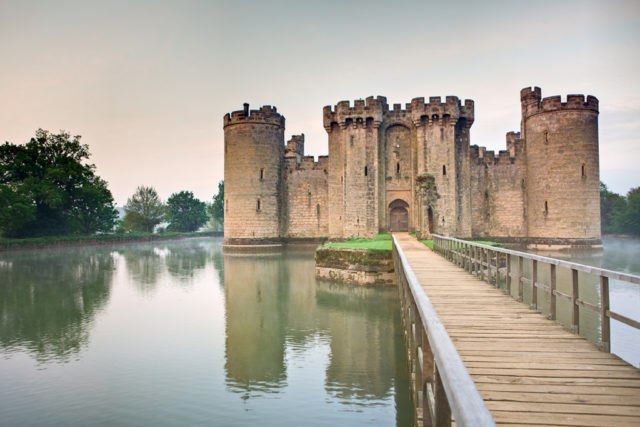 Bodiam Castle from the northwest Photo Credit 