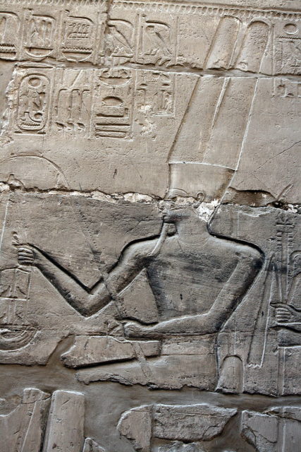 The god Amun in Karnak. Photo Credit