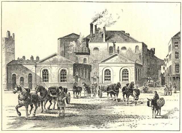The Horse Shoe Brewery and the Great London Beer Flood disaster of 1814. Photo credit