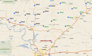 Strategic Missile (SM) sites of 373rd & 374th SMSquadrons, reporting to 308th SMWing Photo Credit