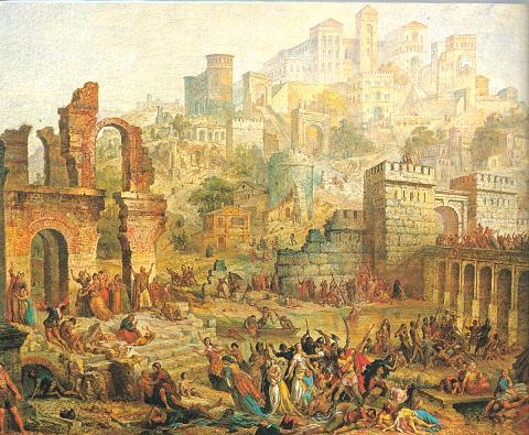Massacre of the Jews of Metz during the First Crusade, by Auguste Migette.