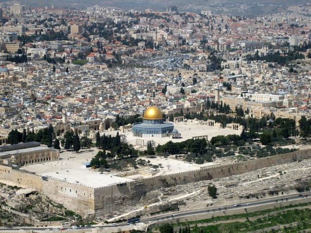 The first headquarters of the Knights Templar, on the Temple Mount in Jerusalem. The Crusaders called it the Temple of Solomon and it is from this location they derived their name of Templar.