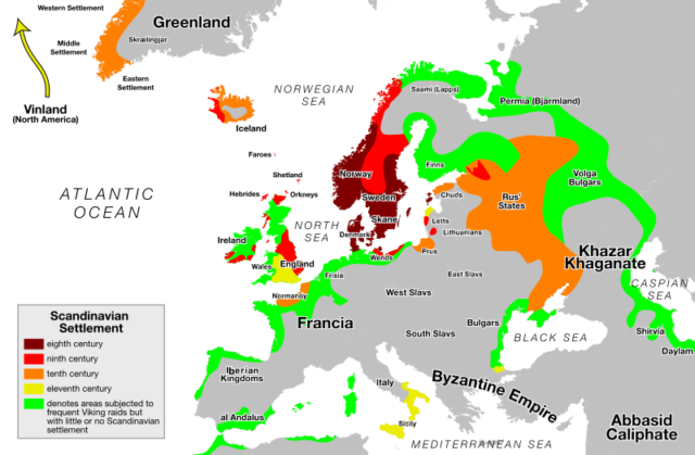 Viking settlements