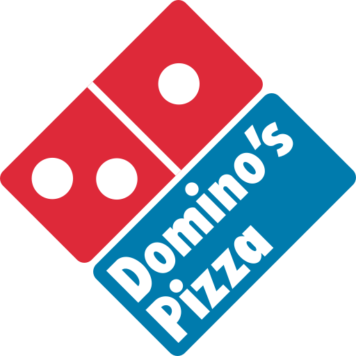 Domino’s Pizza logo used from 1996 until September 2012 in major English-speaking countries, and still used in many others.