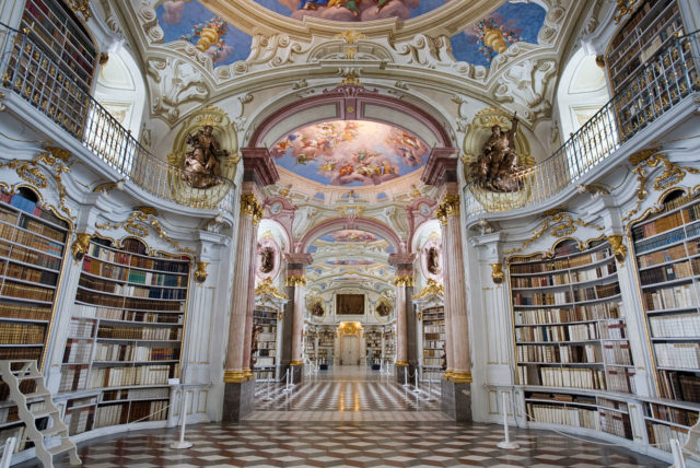 Admont Abbey library. Photo Credit