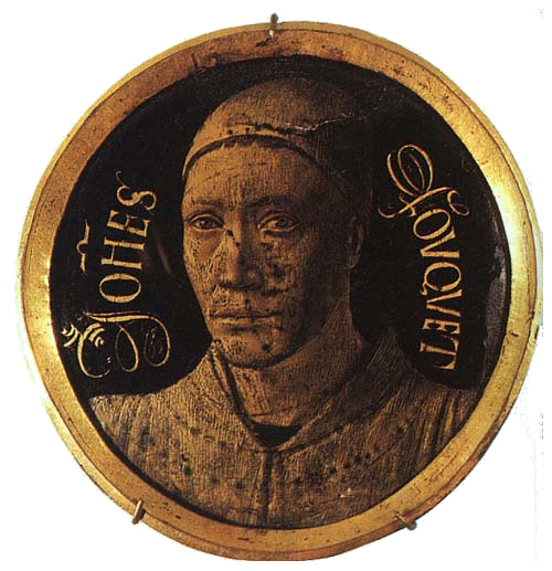 Jean Fouquet, self-portrait (1450). The earliest portrait miniature, and possibly the earliest formal self-portrait