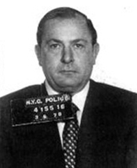 A mugshot of the Colombo crime family boss Joseph Colombo.