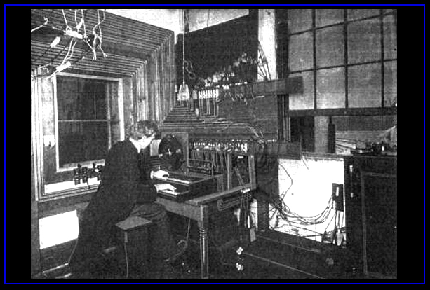 Like the later Hammond organ, the Telharmonium used tonewheels to generate musical sounds as electrical signals by additive synthesis.