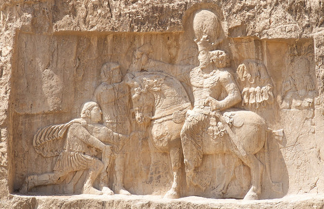 Sassanid Era Bas Relief. Photo Credit