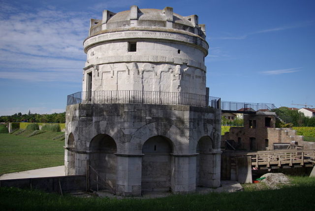 The facade and portico were rebuilt in the 16th century. Photo Credit