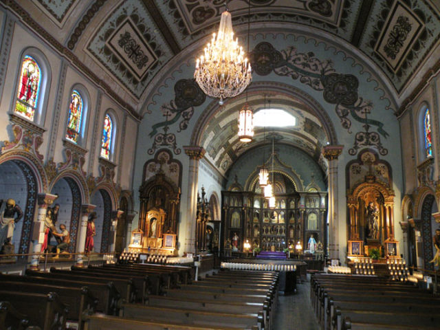 The inside of Saint Anthony’s Chapel. Photo Credit