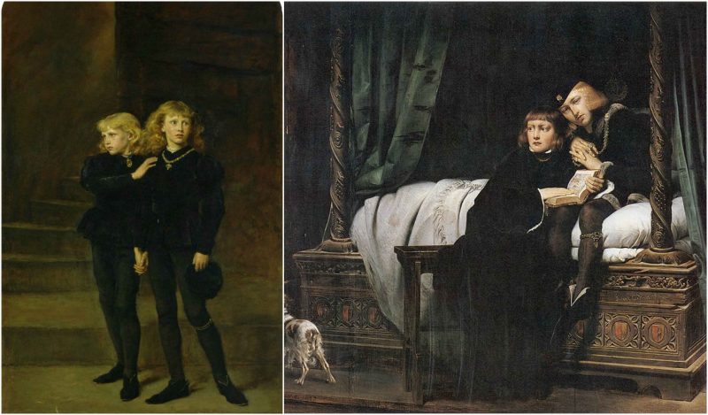 The children of Edward IV, Princes Edward and Richard were m