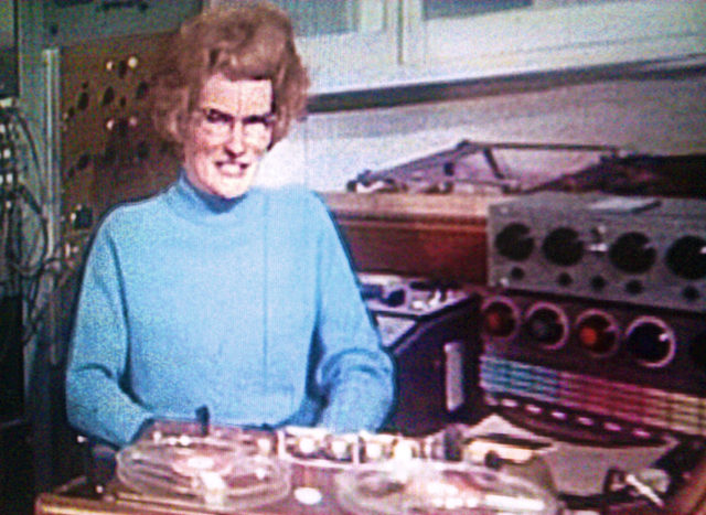 Daphne Oram (31 December 1925 – 5 January 2003) was also a British composer and electronic musician, regarded as a pioneer of “musique concrete” alongside Derbyshire. She was the co-founder of the BBC Radiophonic Workshop and a central figure in the evolution of electronic music. Photo Credit
