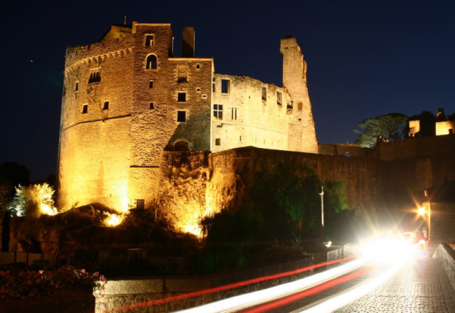 The Clisson castle at night Photo Credit 