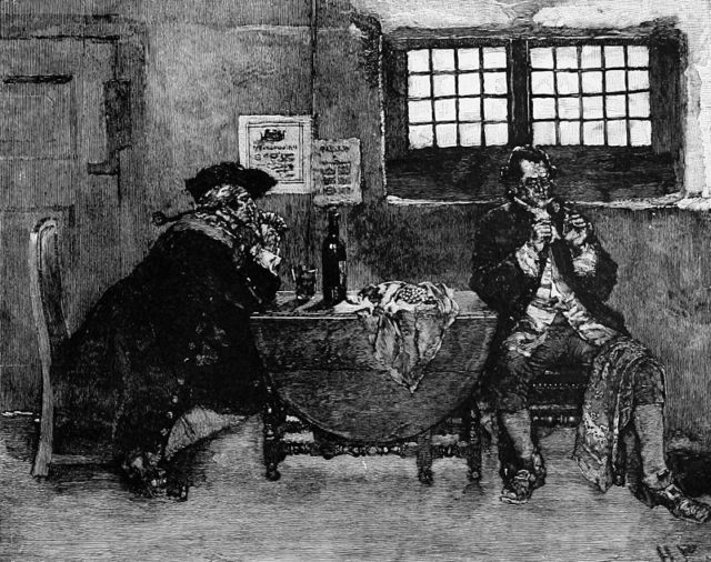 Henry Every is shown selling his loot in this engraving by Howard Pyle. Every’s capture of the Grand Mughal ship Ganj-i-Sawai in 1695 stands as one of the most profitable pirate raids ever perpetrated.