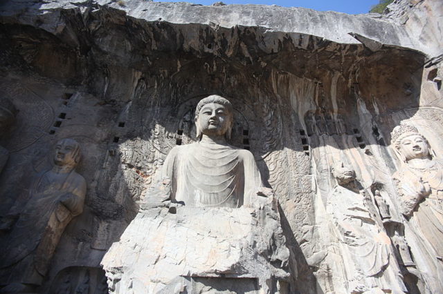 Lushena Buddha at Longmen Grottos in Luoyang Photo Credit