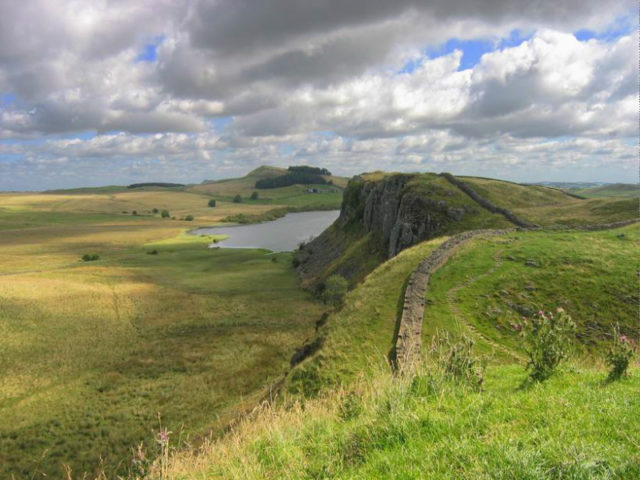Hadrian’s Wall facing east towards Crag Lough Photo Credit
