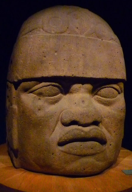 San Lorenzo Colossal Head 6 in the Museo Nacional de Antropología Photo Credit