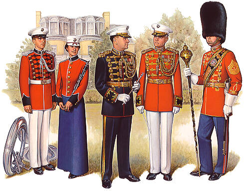 United States Marine Band uniforms