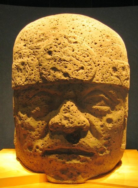 San Lorenzo Colossal Head 2 in the Museo Nacional de Antropología in Mexico City  Photo Credit