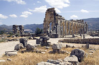 Exterior of the Basilica at Volubilis Photo Credit