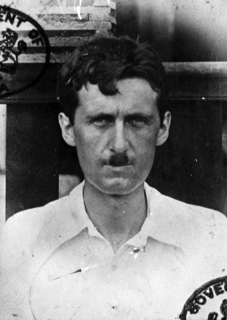 Orwell’s passport photo during his Burma years.