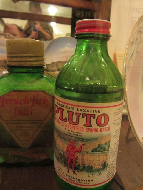 Antique bottle of Pluto Water. Photo Credit