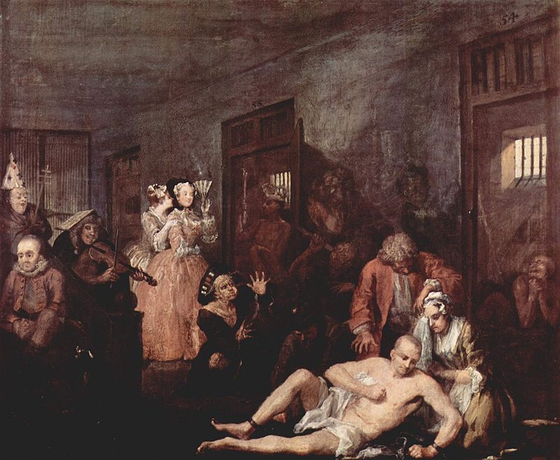 Eighteenth-century Bethlem was most notably portrayed in a scene from William Hogarth’s A Rake’s Progress